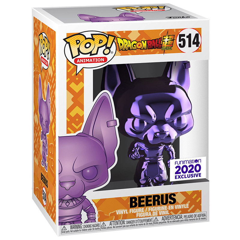 Figurine Pop Beerus chrome violet (Dragon Ball Z)