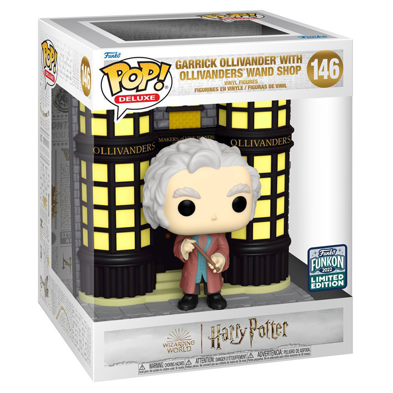Figurine Pop Garrick Ollivander with Ollivanders Wand Shop (Harry Potter)