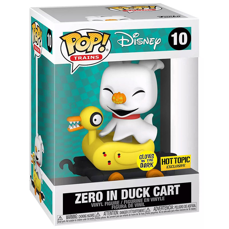 Figurine Pop Zero in Duck Cart glows in the dark (L'Etrange Noël De Monsieur Jack)
