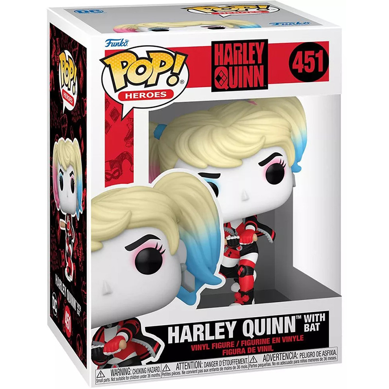 Figurine Pop Harley Quinn with bat (Harley Quinn)