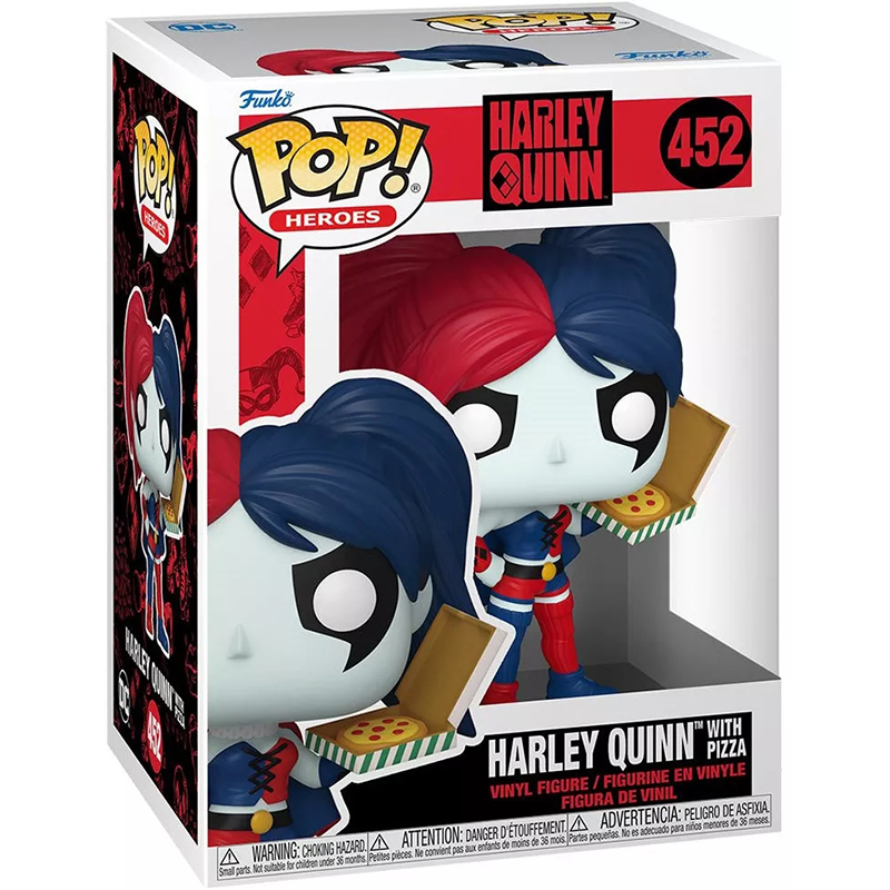 Figurine Pop Harley Quinn with Pizza (Harley Quinn)