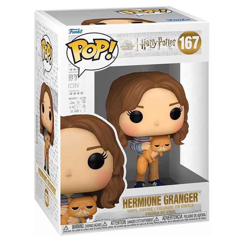 Figurine Pop Hermione Granger with Crookshanks (Harry Potter)