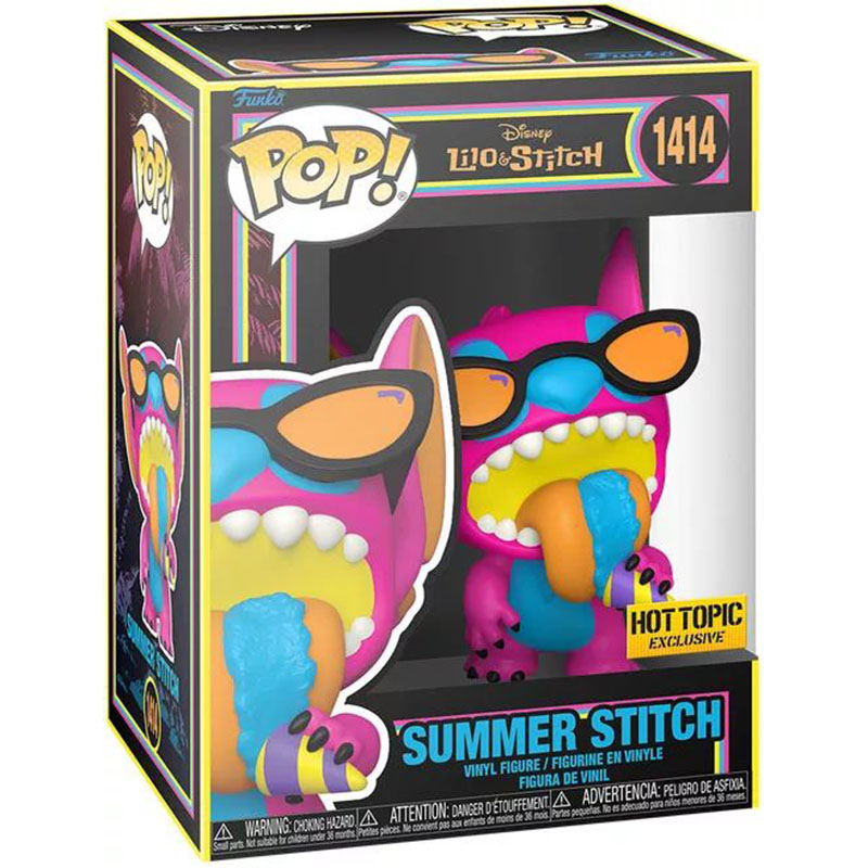 Figurine Pop Summer Stitch Black Light (Lilo & Stitch)