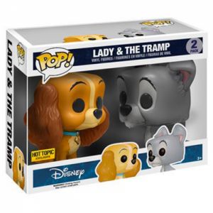 Figurine Pop Lady avec The Tramp (La Belle et Le Clochard)