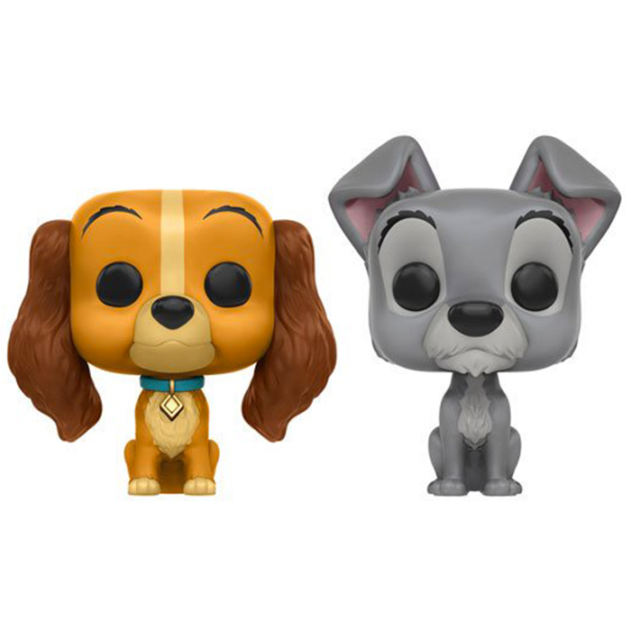 Figurine Lady Avec The Tramp La Belle Et Le Clochard