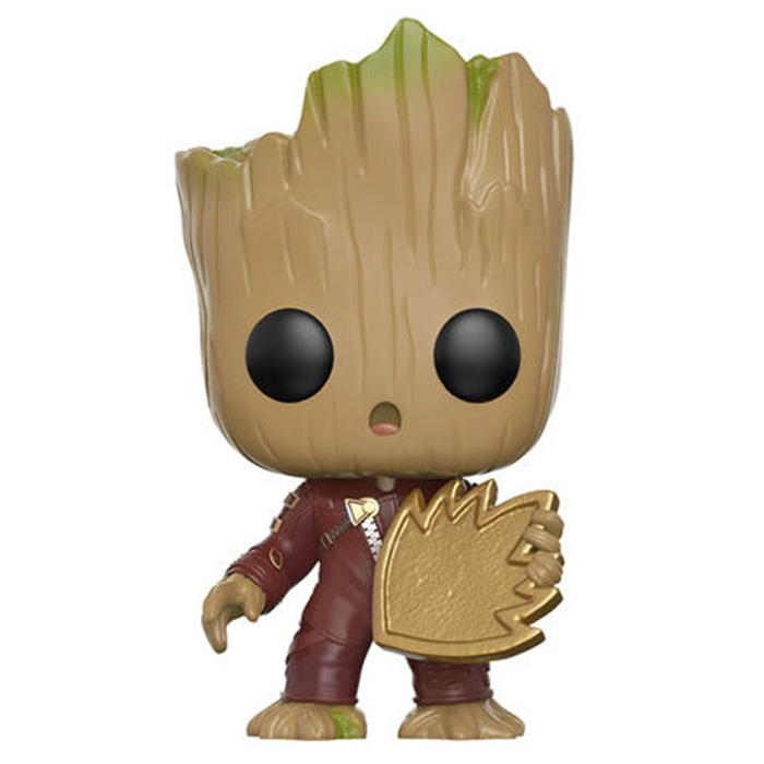 Figurine Pop Groot with ravager patch (Guardians Of The Galaxy vol. 2)