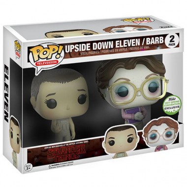 Figurines Pop Upside Down Eleven et Barb (Stranger Things)
