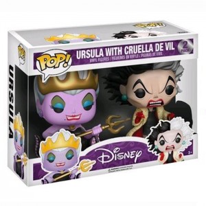 Figurines Pop Ursula et Cruella De Vil (Disney)