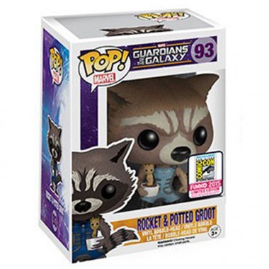 Figurine Pop Rocket Raccoon et Potted Groot (Les Gardiens De La Galaxie)