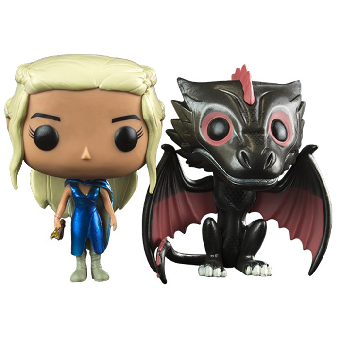 Figurines Pop Daenerys et Drogon (Game Of Thrones)