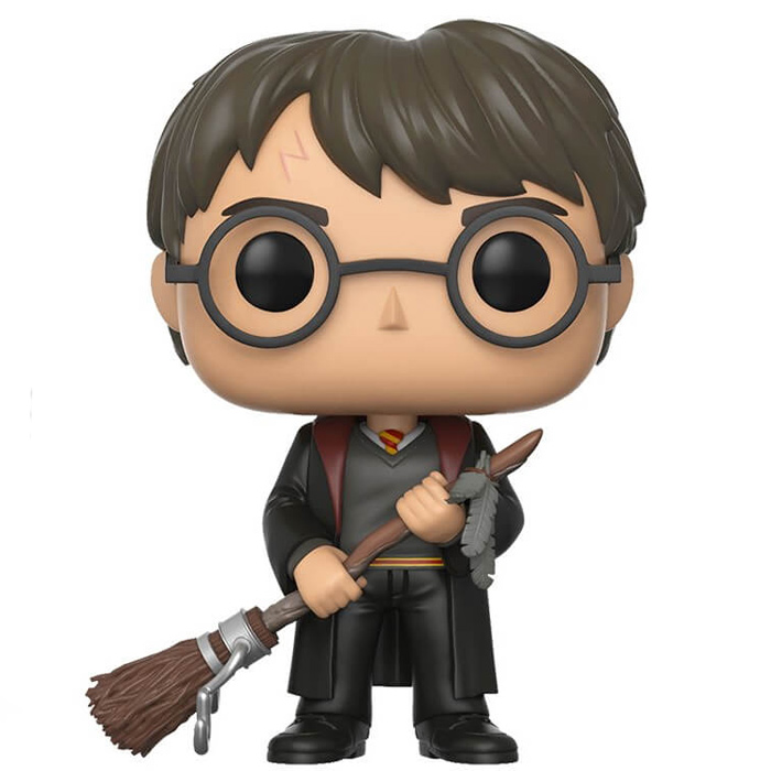 Figurine Pop Harry Potter with firebolt (Harry Potter)