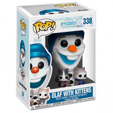 Figurines Pop Olaf with kitten (Olaf’s frozen adventure)