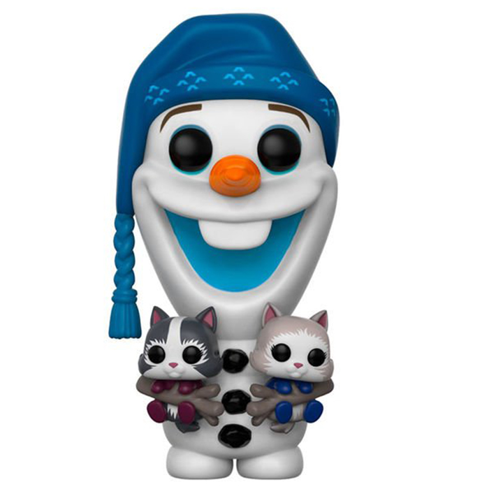 Figurines Pop Olaf with kitten (Olaf’s frozen adventure)