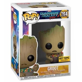 Figurine Pop Groot with candy (Guardians Of The Galaxy Vol. 2)