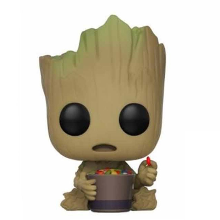 Figurine Pop Groot with candy (Guardians Of The Galaxy Vol. 2)