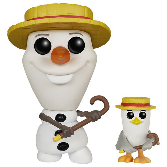 Figurine Pop Olaf avec seagull (La Reine Des Neiges)
