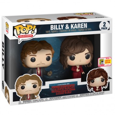 Figurines Pop Billy et Karen (Stranger Things)