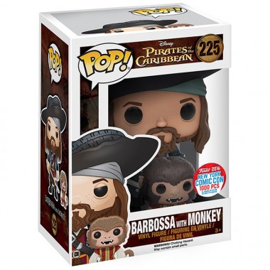 Figurines Pop Barbossa and monkey (Pirates Of The Caribbean)