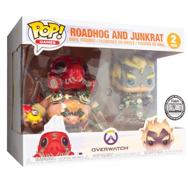 Figurine Pop Roadhog et Junkrat (Overwatch)