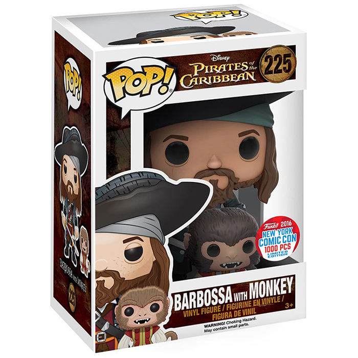 Figurines Pop Barbossa and monkey (Pirates Of The Caribbean) #225