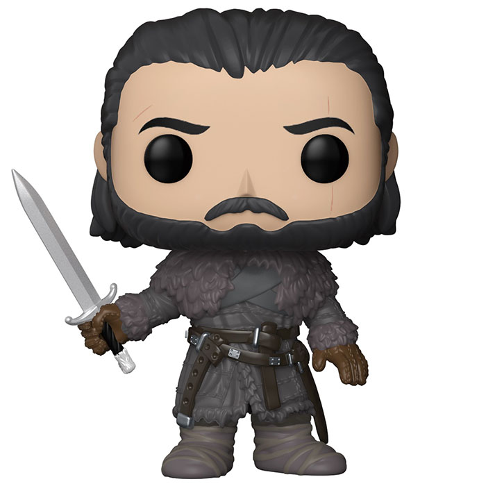 Figurine Pop Jon Snow beyond the wall season six (Game Of Thrones)