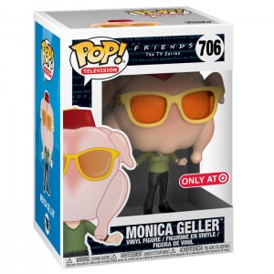 Figurine Pop Monica Geller avec une dinde sur la tête (Friends)