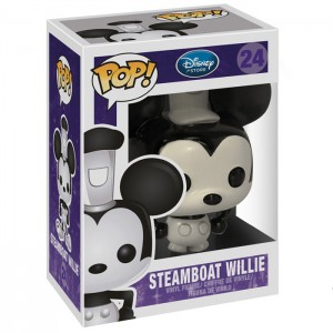 Figurine Pop Steamboat Willie noir et blanc (Disney)
