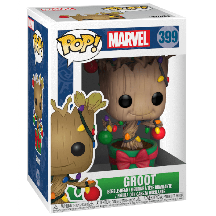 Figurine Pop Holiday Baby Groot (Marvel) #399 pas cher