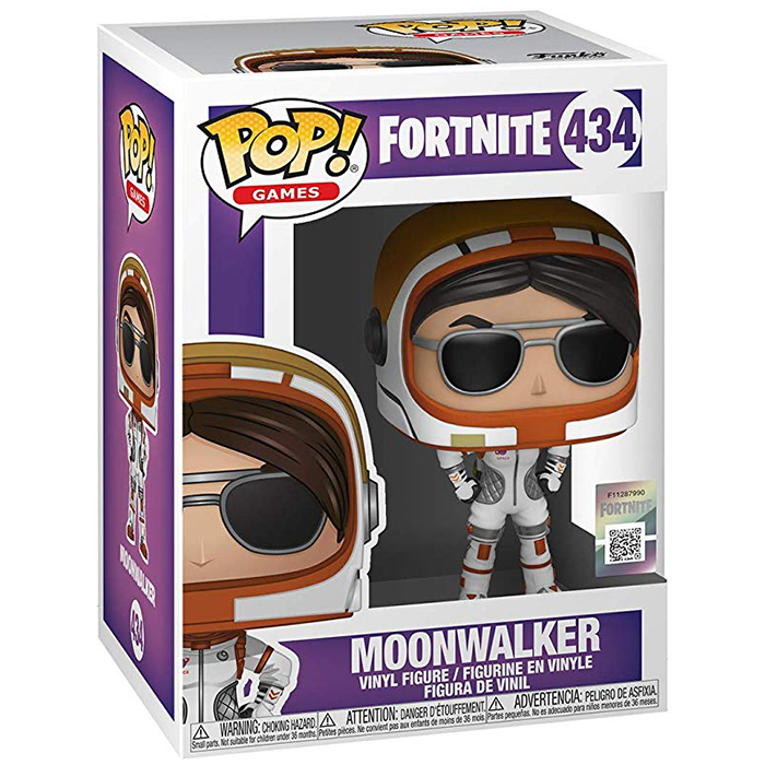 Figurine Funko Pop Moonwalker (Fortnite) dans sa boîte