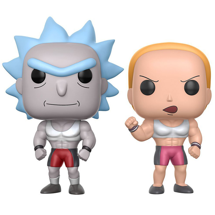 Figurines Pop Buff Rick et Buff Summer (Rick and Morty)