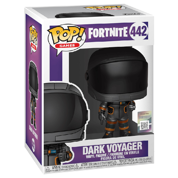 Figurine Funko Pop Dark Voyager (Fortnite) dans sa boîte