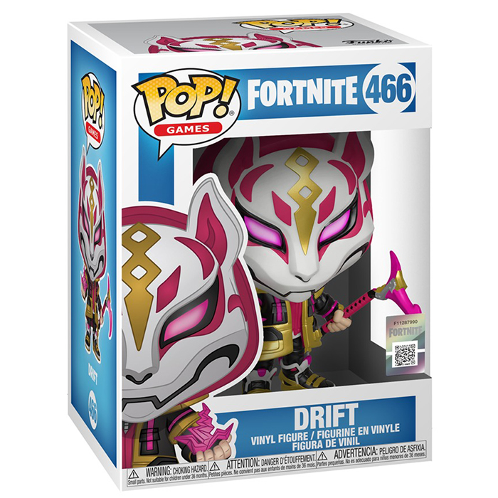 Figurine Funko Pop Drift (Fortnite) dans sa boîte