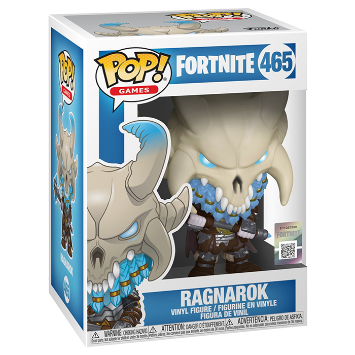 Figurine Funko Pop Ragnarok (Fortnite) dans sa boîte