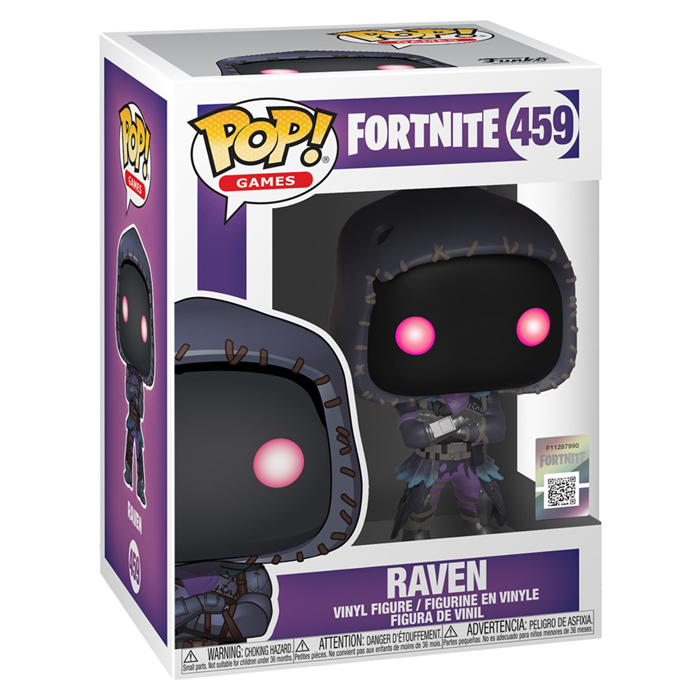 Figurine Funko Pop Raven (Fortnite) dans sa boîte