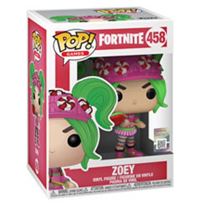Figurine Funko Pop Zoey (Fortnite) dans sa boîte