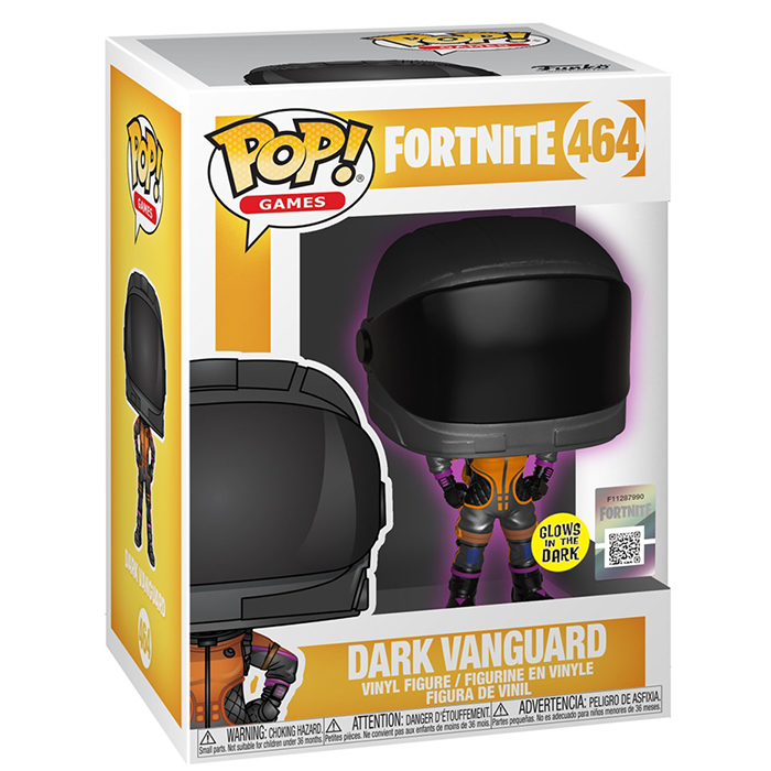 Figurine Funko Pop Dark Vanguard (Fortnite) dans sa boîte