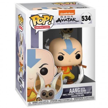 Figurine Pop Aang with Momo (Avatar The Last Airbender)