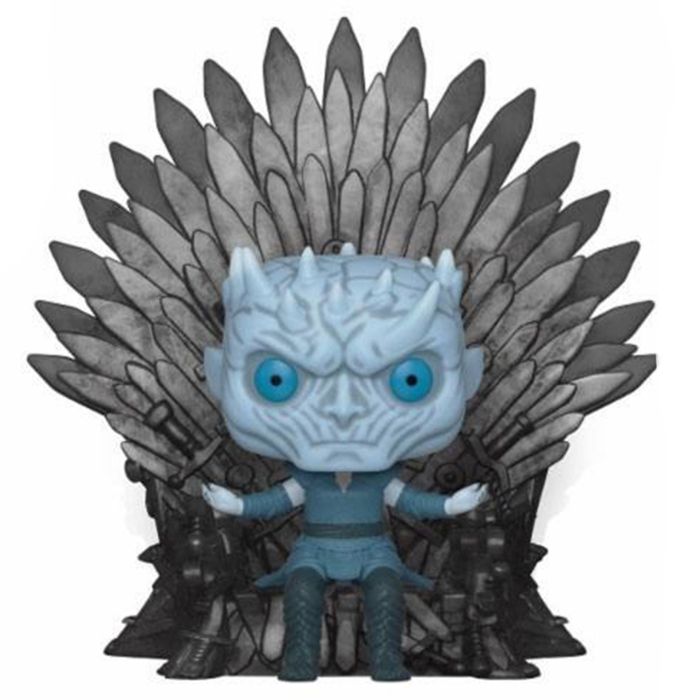 figurine night king on iron throne game of thrones - pop figures fortnite fnac