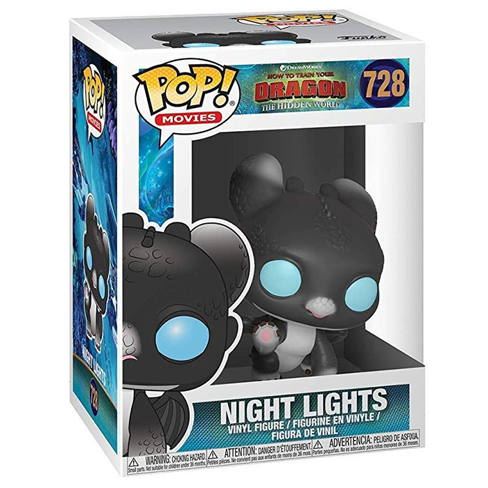 Figurine Pop Night Lights noir How To Train Your Dragon The Hidden World 728 pas cher Figurine Pop