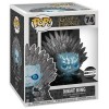 Figurine Pop Night King on Iron Throne chrome (Game Of Thrones)