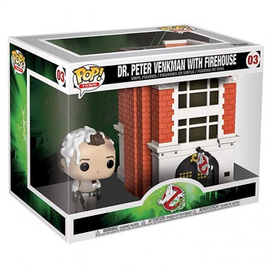 Figurines Pop Dr Peter Venkman with Firehouse (Ghostbusters)