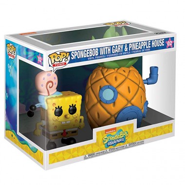 Figurines Pop Spongebob With Gary and Pineapple House (Spongebob Squarepants)