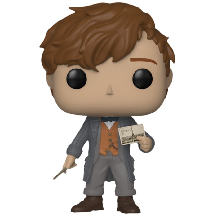 Figurine Pop Newt Scamander with postcard (The Crimes Of Grindelwald)