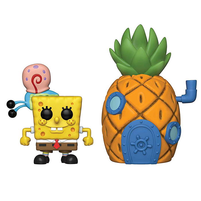 Figurines Pop Spongebob With Gary and Pineapple House (Spongebob Squarepants)