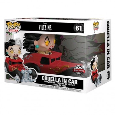 Figurine Pop Cruella in Car (Les 101 Dalmatiens)