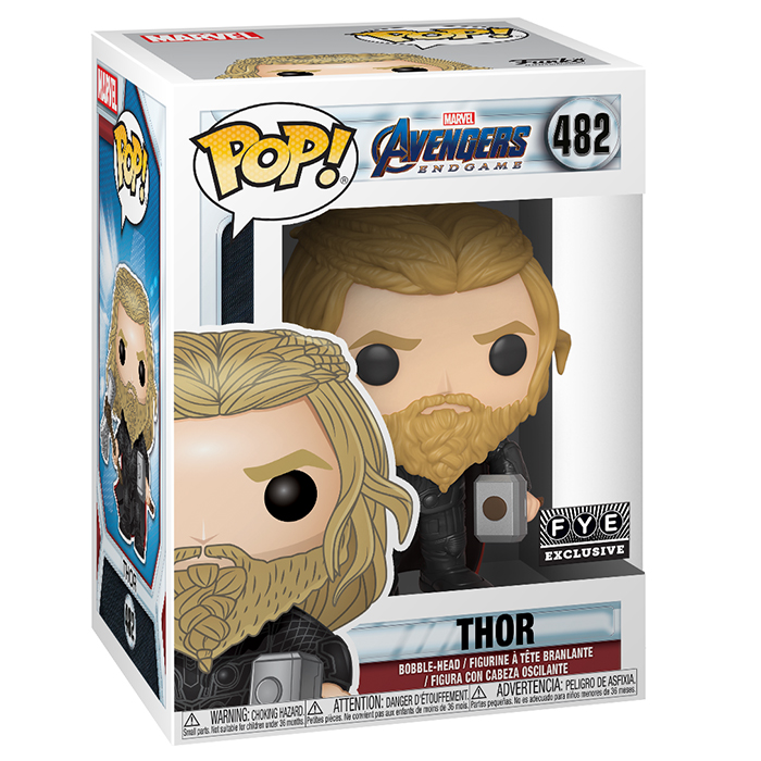 Thor with mjolnir hot sale and stormbreaker pop