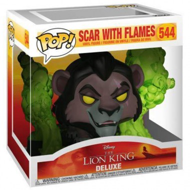Figurine Pop Scar with flames (Le Roi Lion)