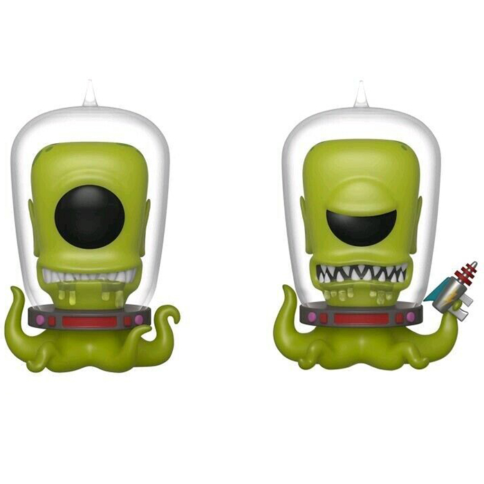 Figurines Pop Kang et Kodos glow in the dark (The Simpsons)