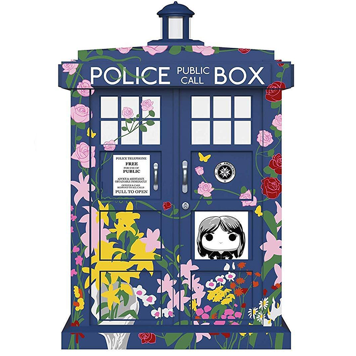 Figurine Pop Tardis with flowers (Doctor Who)