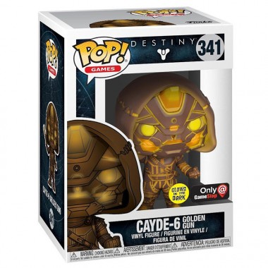 Figurine Pop Cayde-6 golden gun glows in the dark (Destiny)